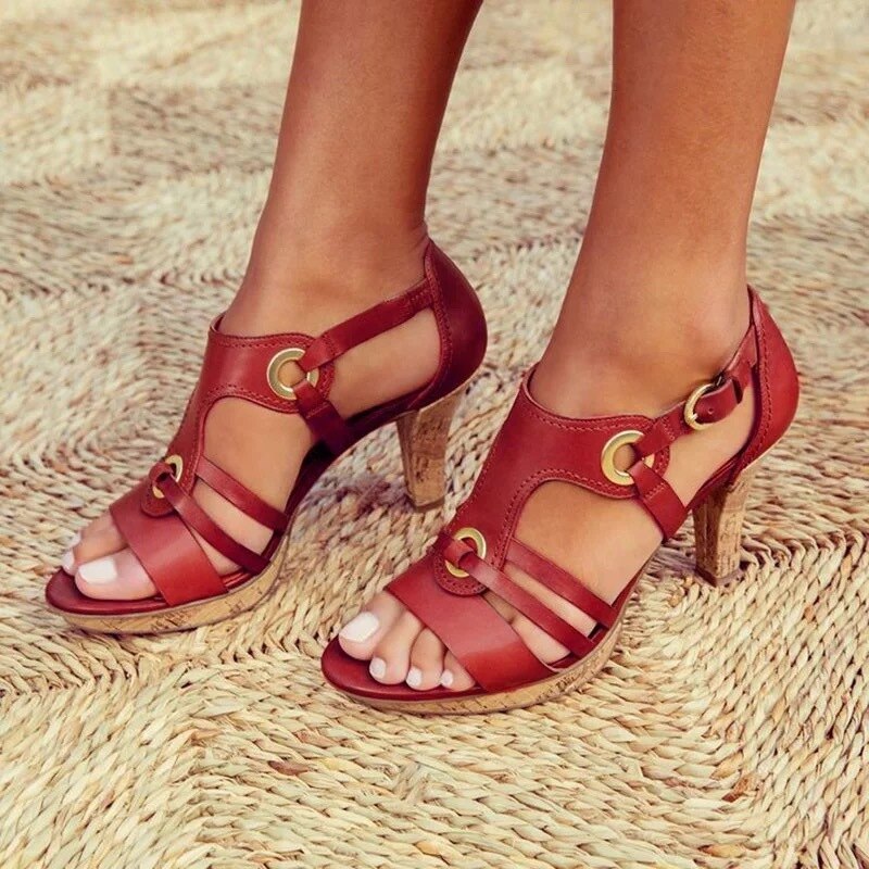 Clara – Elegant Heeled Sandals - Image 3