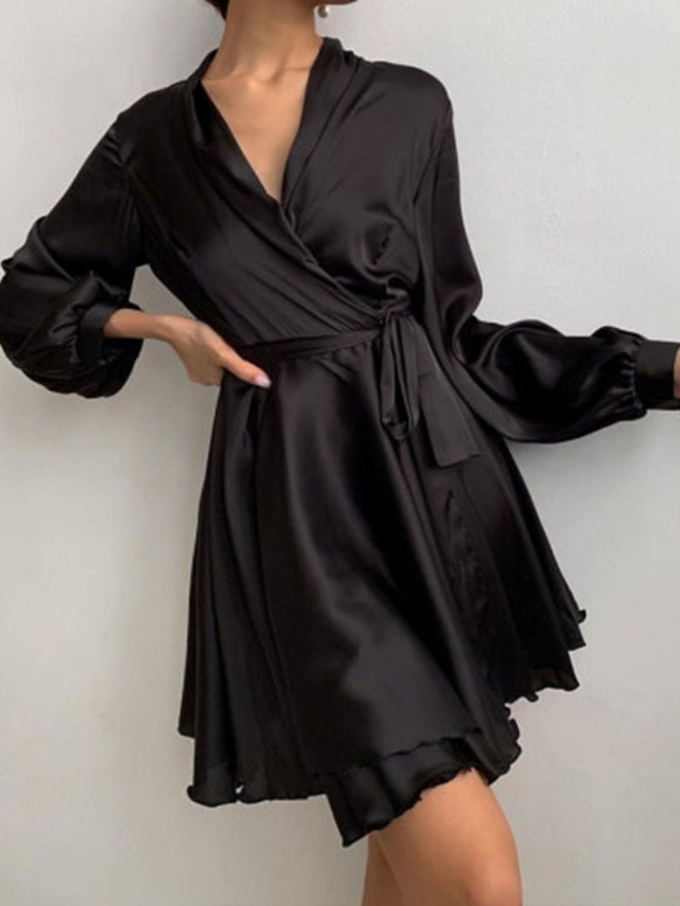 Emma – Elegant Wrap Dress - Image 3