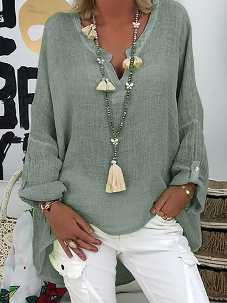 Anna – Women’s Relaxed Fit Blouse - Image 6