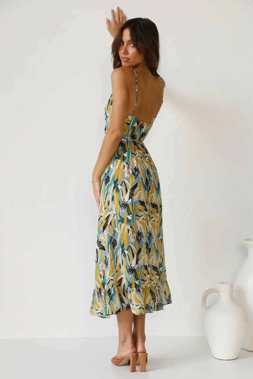 Katrin – Women Floral Print Maxi Dress - Image 8