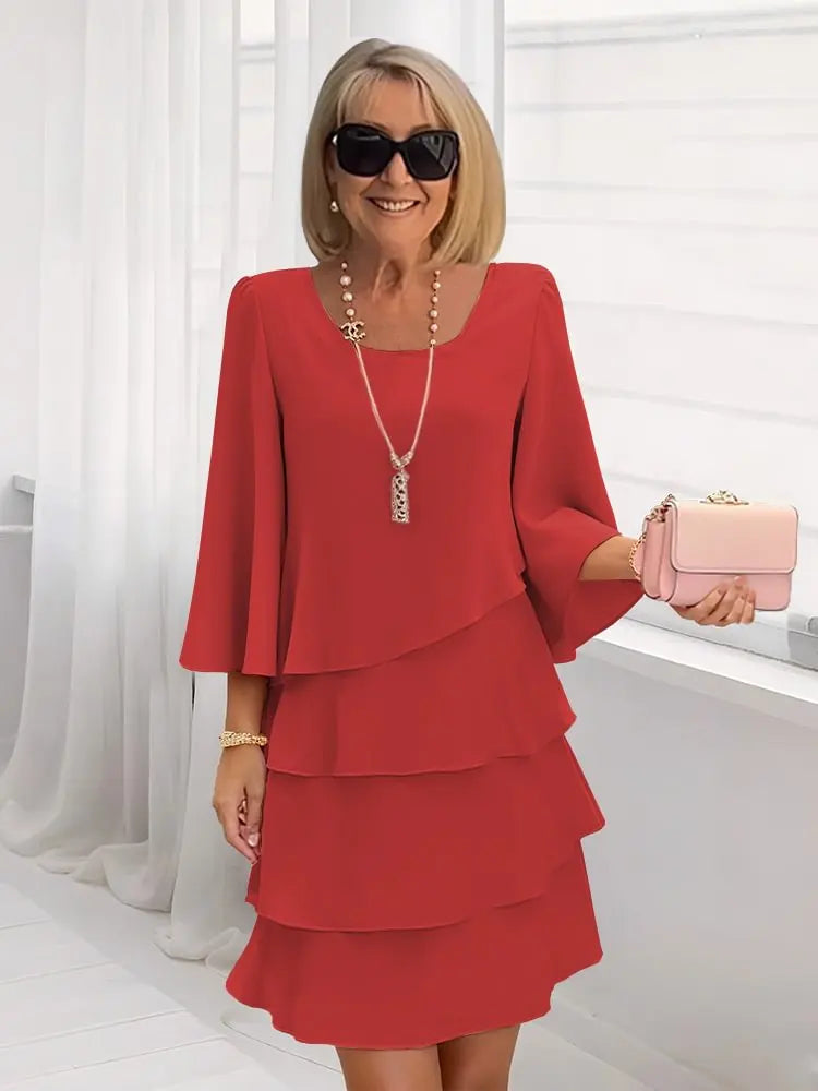Josefine – Elegant Ruffle Dress - Image 3