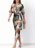 Mia – Floral Wrap Dress - Image 1