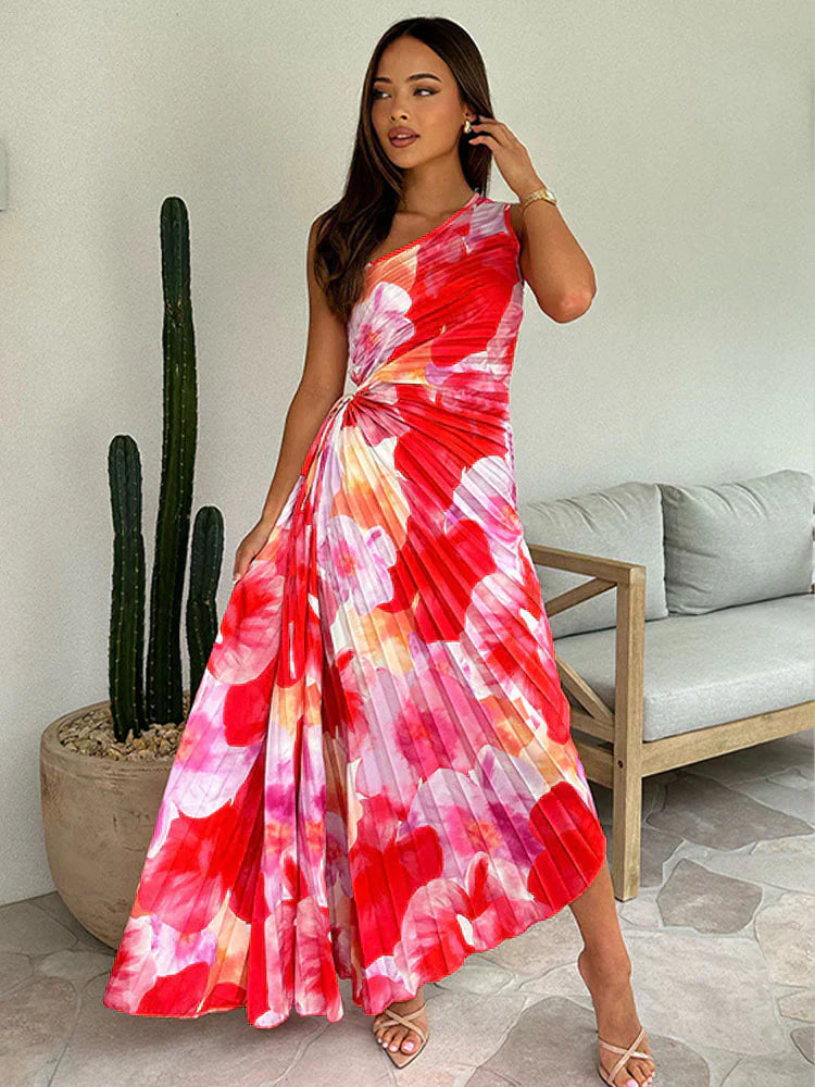 Marie – Women One-Shoulder Maxi Dress - Image 6