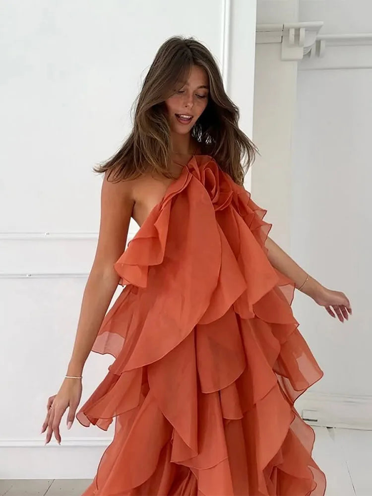 Annika – Layered Ruffle Dress - Image 2
