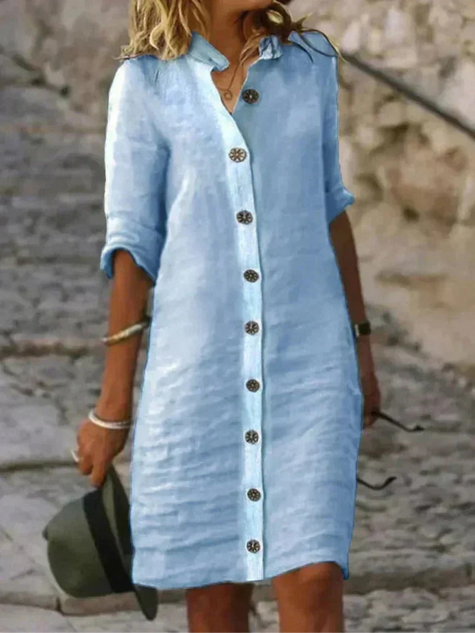 Leah – Half-sleeved Summer Dress - Image 4