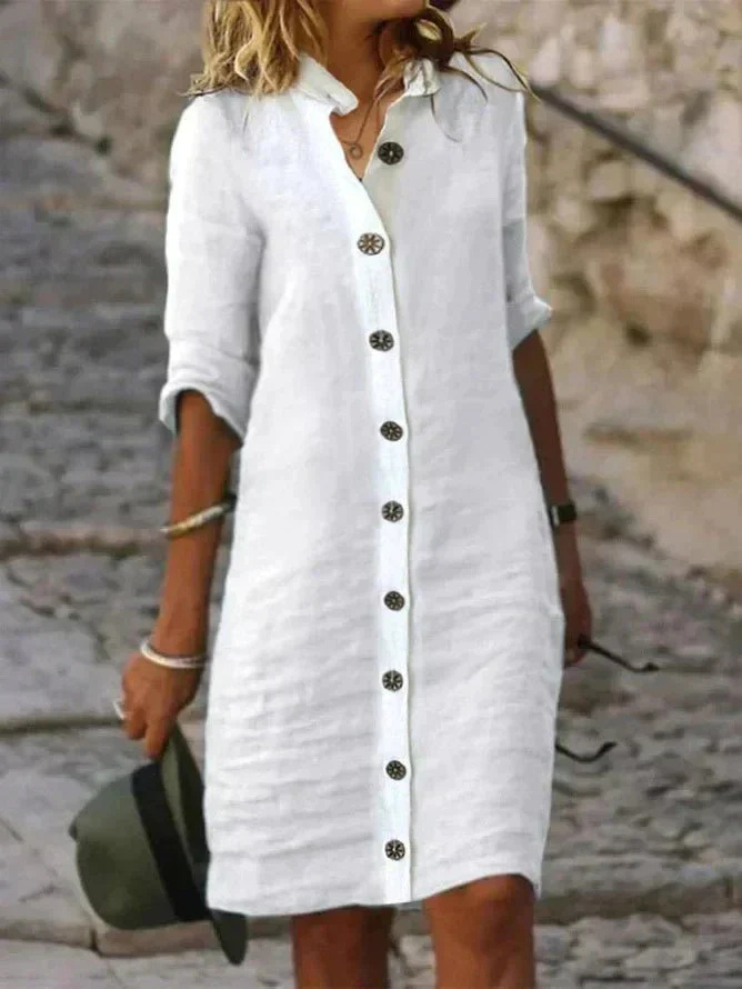 Leah – Half-sleeved Summer Dress - Image 1