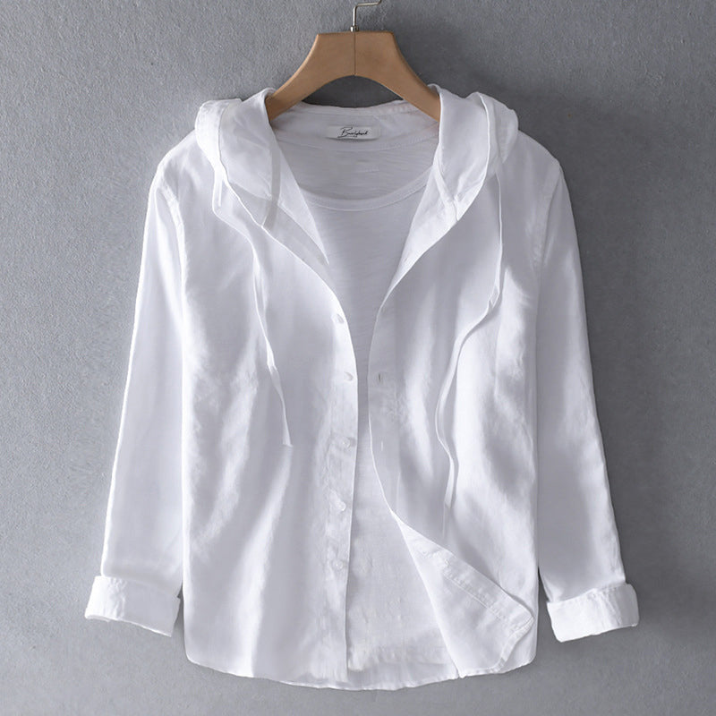 Hannah – Long Sleeve Hooded Blouse - Image 5