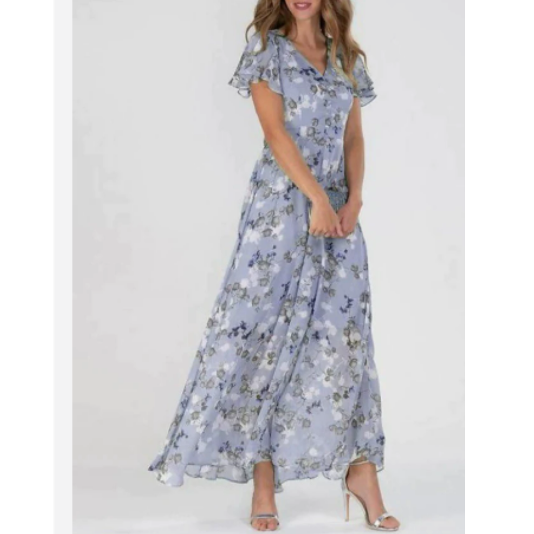 Isla – Women Floral Maxi Dress - Image 7