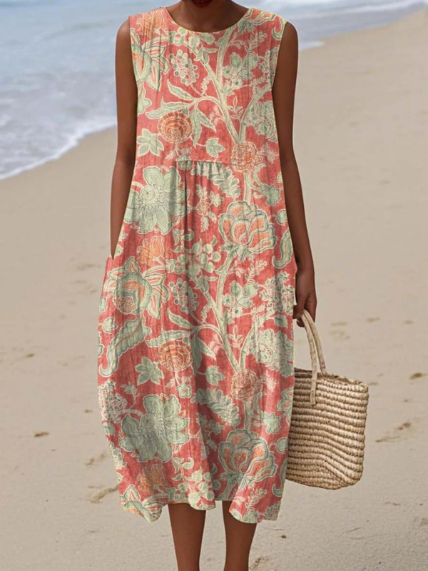Karin – Floral Summer Dress - Image 1
