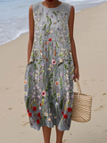 Ines – Floral Wildflower Summer Dress - Image 1