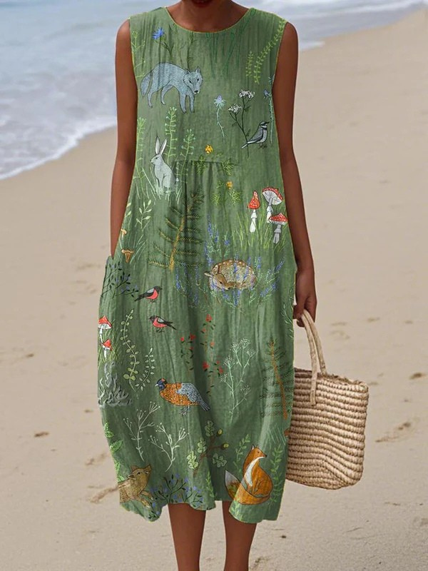 Lieselotte – Floral Woodland Dress - Image 1
