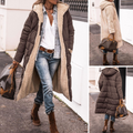 Longline Jacket Women's with Hood and Textured Finish - Image 1
