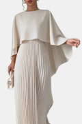 Anna – Elegant Pleated Chiffon Dress - Image 3