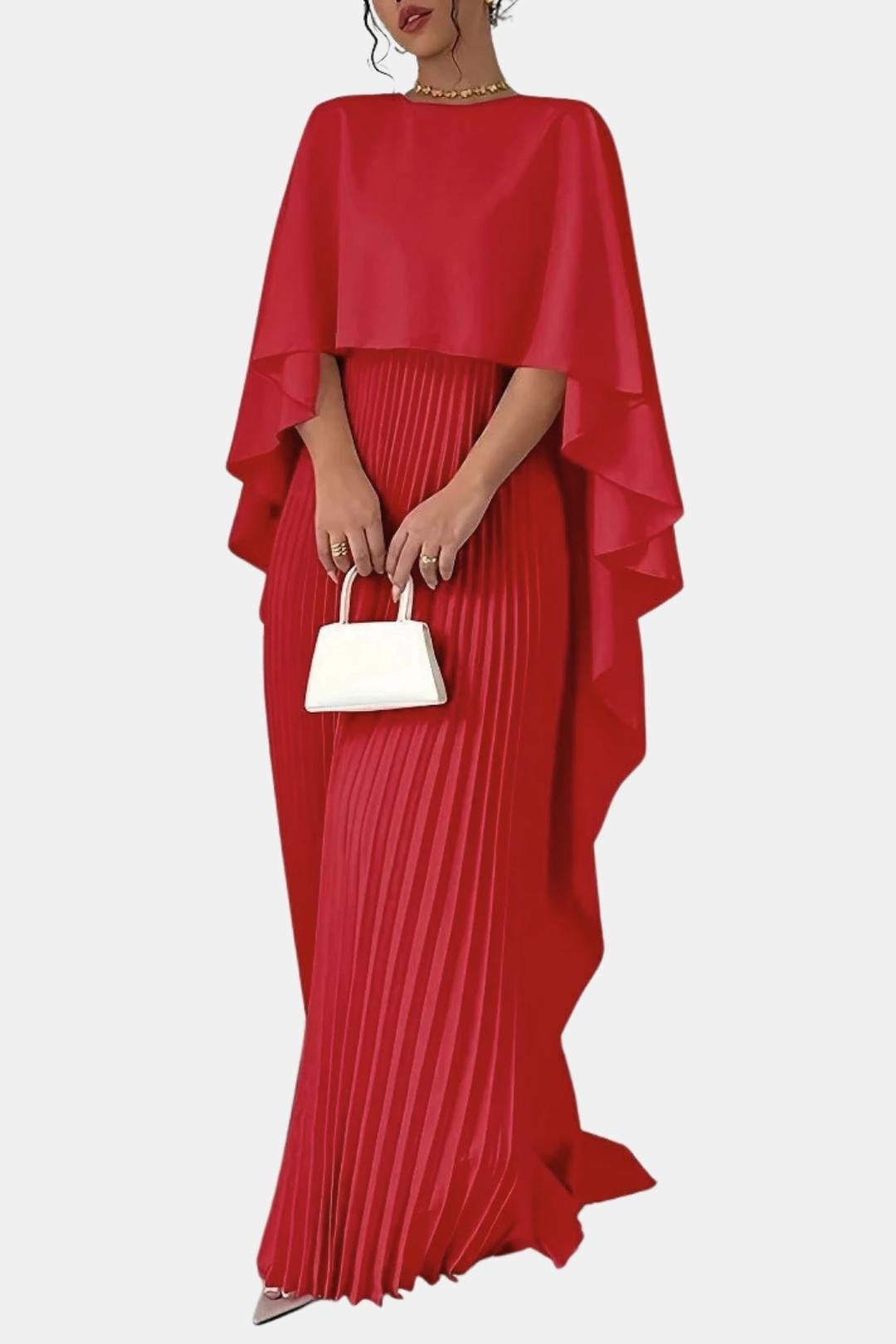 Anna – Elegant Pleated Chiffon Dress - Image 7