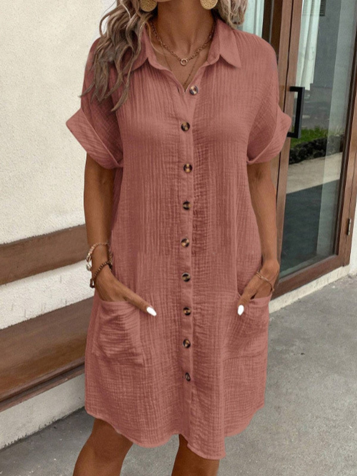 Violet – Women Button-Up Summer Dress - Image 6