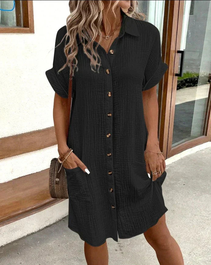 Violet – Women Button-Up Summer Dress - Image 2