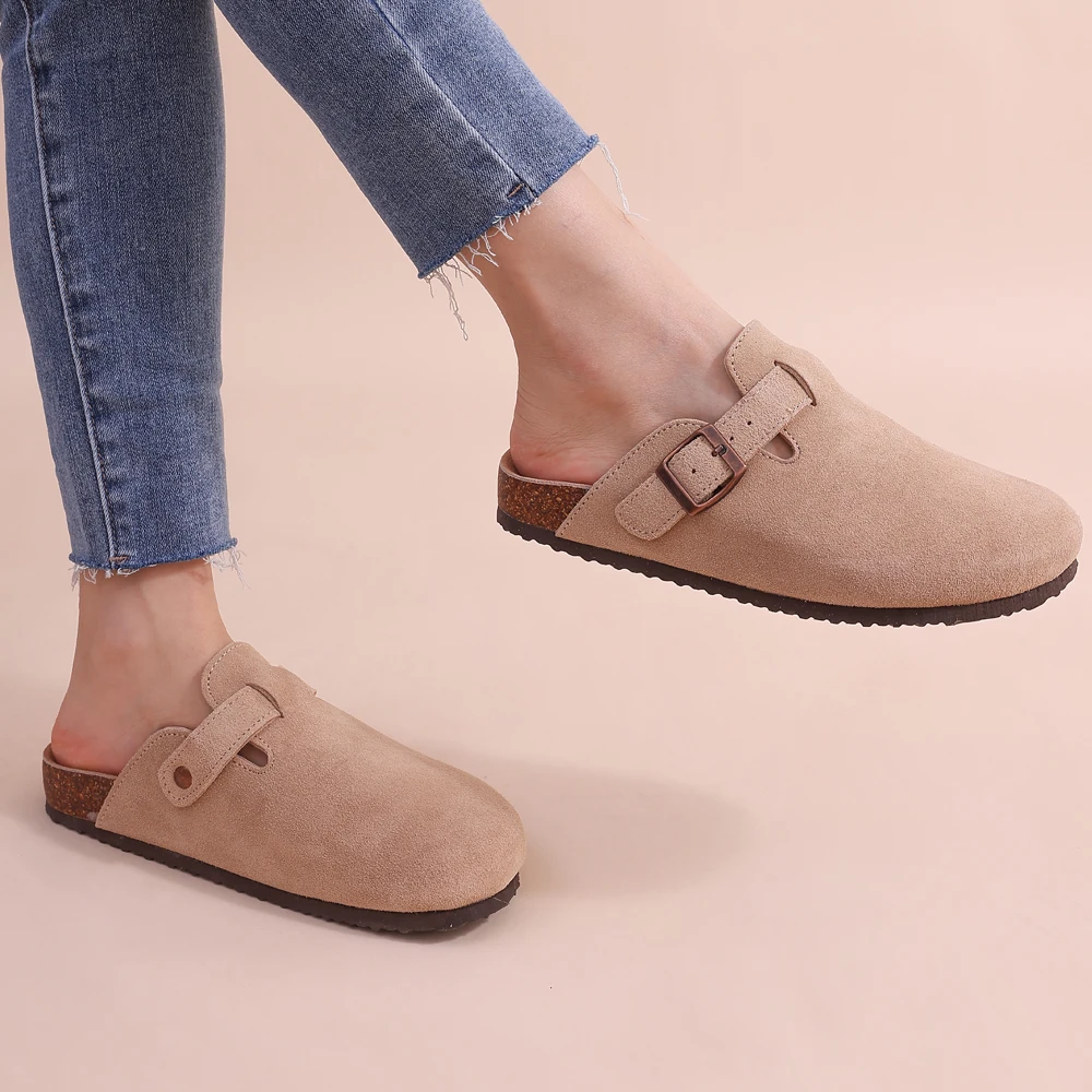 Petra – Slip-On-Clogs für Damen aus Wildleder - Image 5
