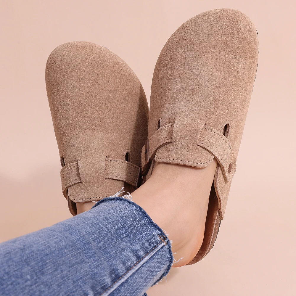 Petra – Slip-On-Clogs für Damen aus Wildleder - Image 4