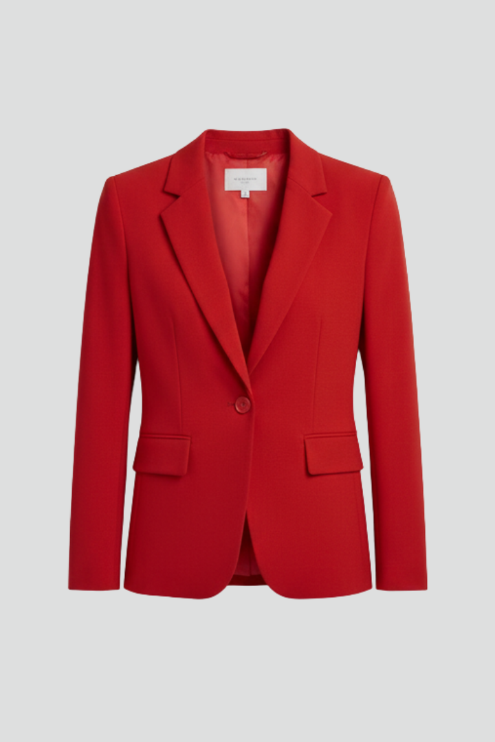 Women's Blazer with Drooping Lapels and One Button - J&B; - 5 - Elvaroza.com