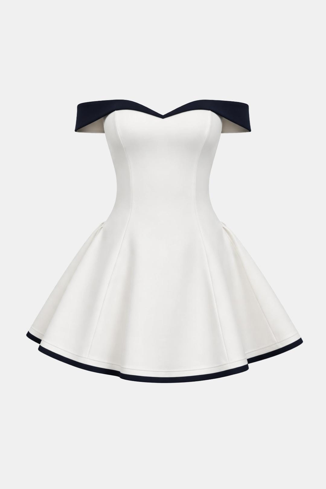 Emilia – Off-Shoulder Sculpted Dress - Image 9