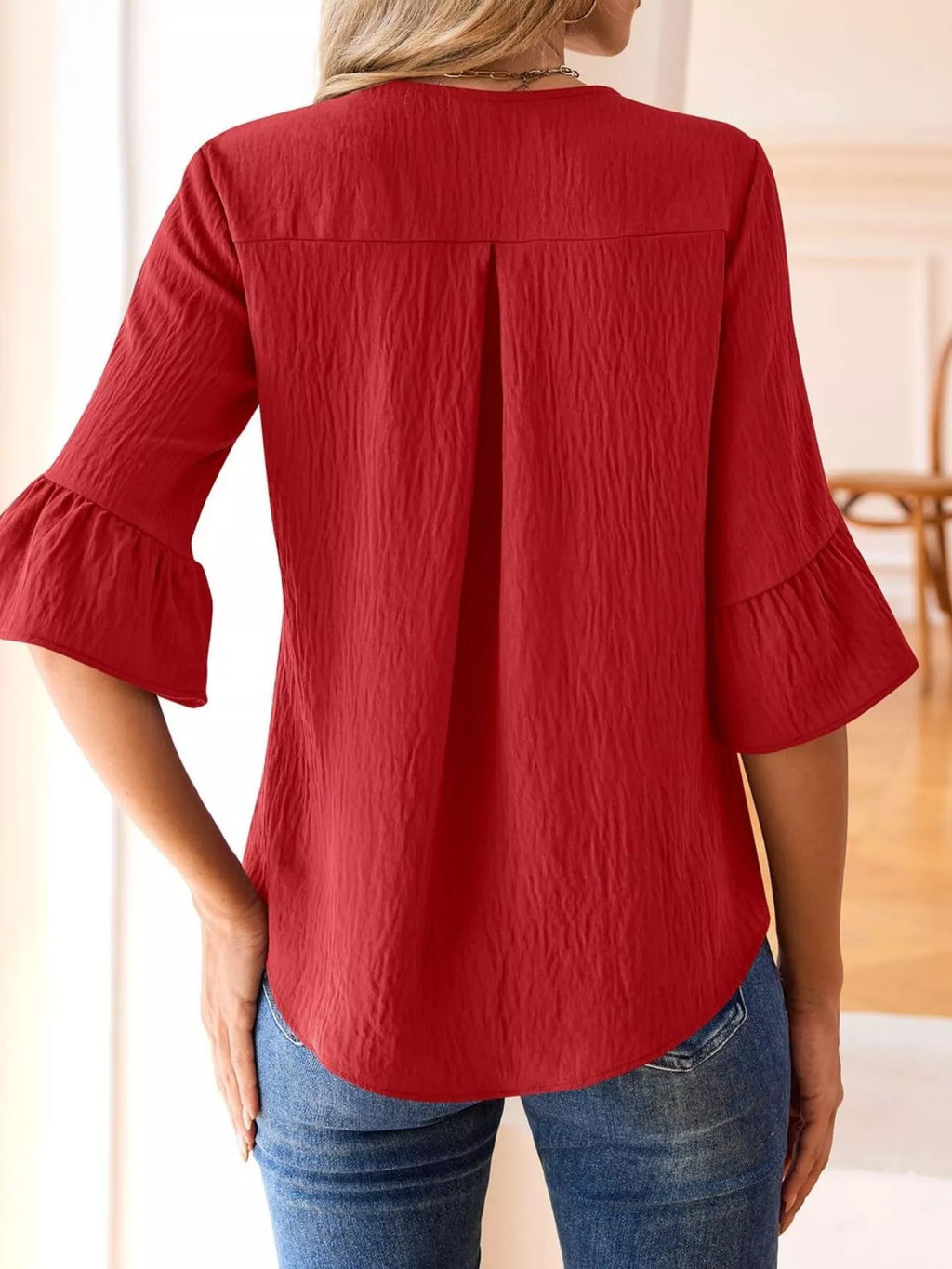 Annika – Ruffled Elegance Blouse - Image 13