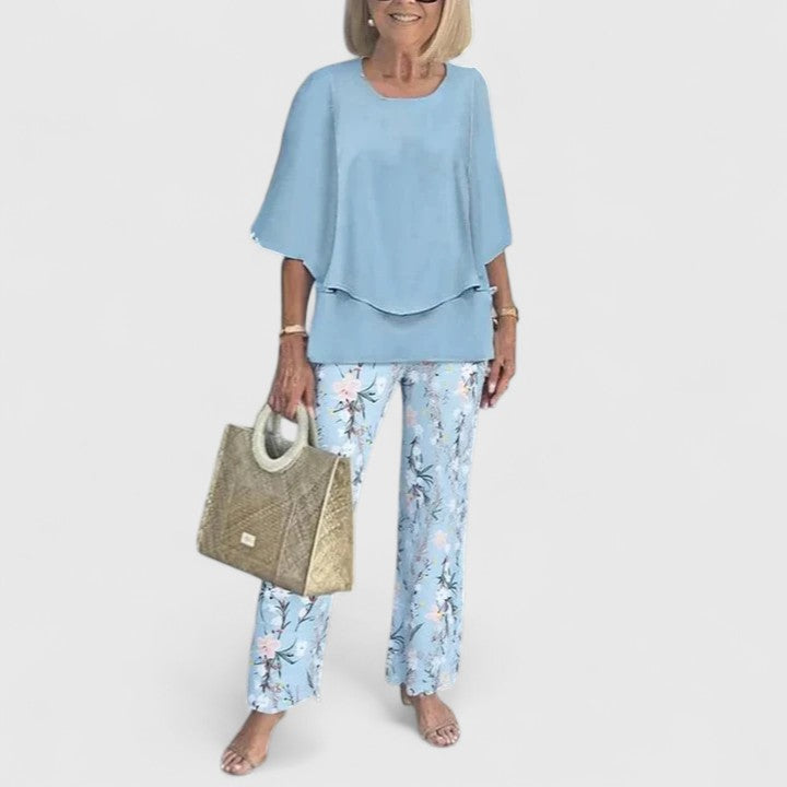 Maja – Elegant Round Neck Outfit - Image 9