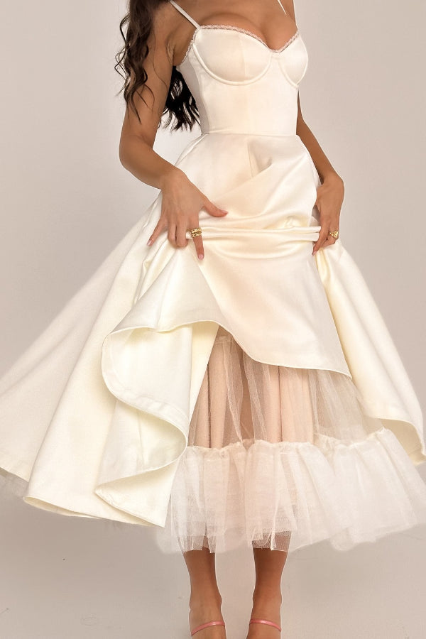 Marie – Strapless V-neck sleeveless Dress - Image 28