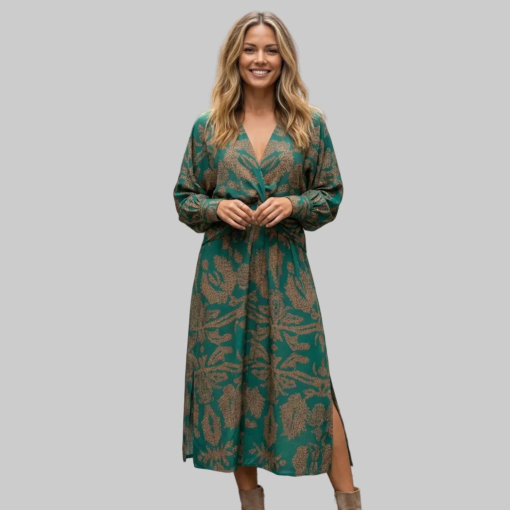Charlotte – Elegantes Kleid mit Blumenmuster für Damen - Image 5