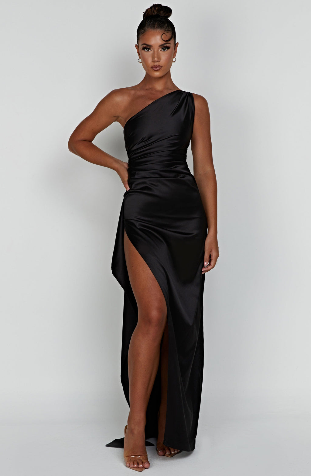 Lea – Elegant One Shoulder Dress - Image 9