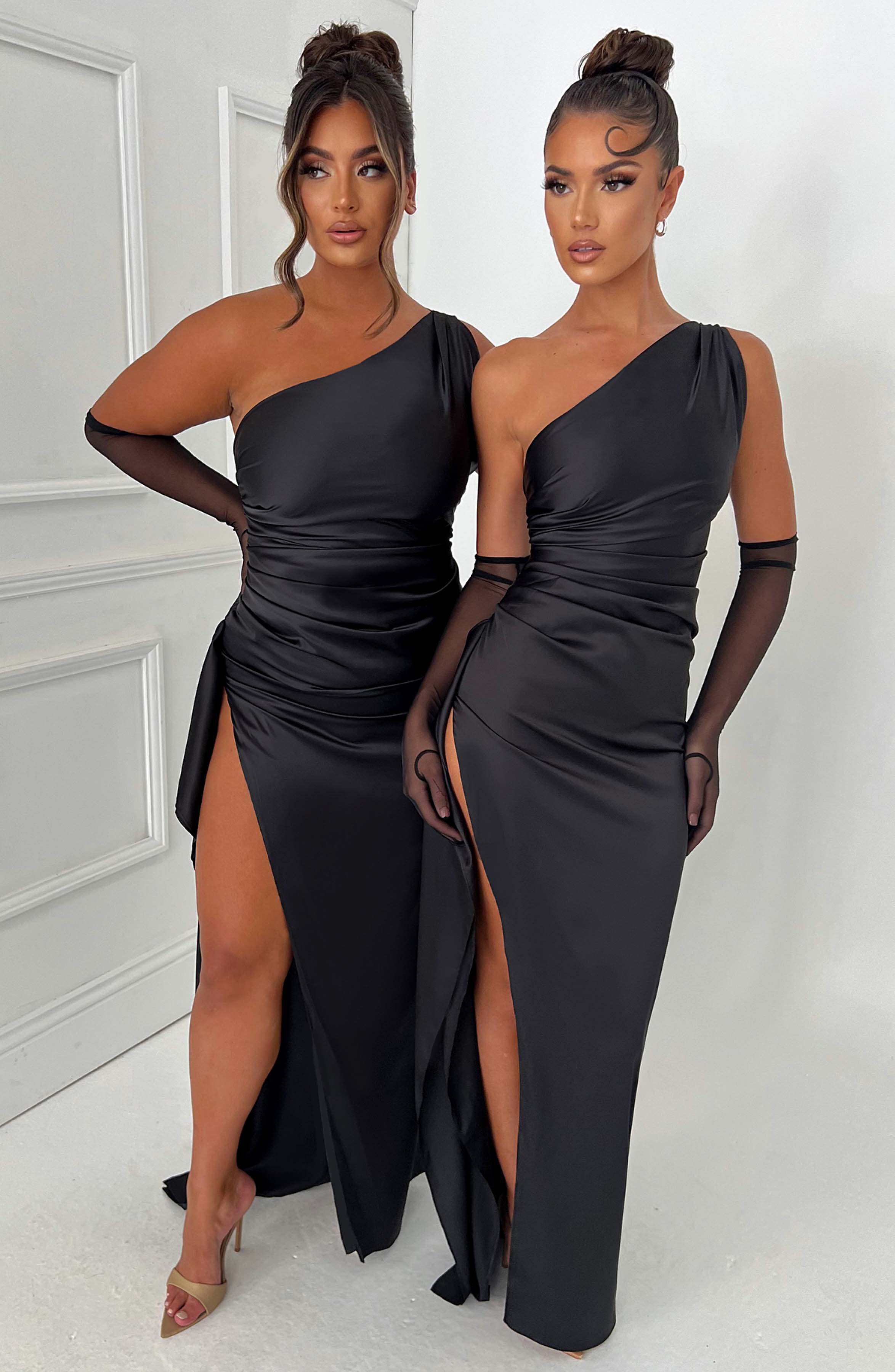 Lea – Elegant One Shoulder Dress - Image 2