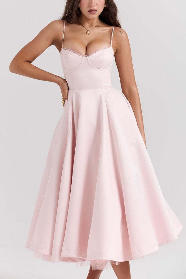 Marie – Strapless V-neck sleeveless Dress - Image 50