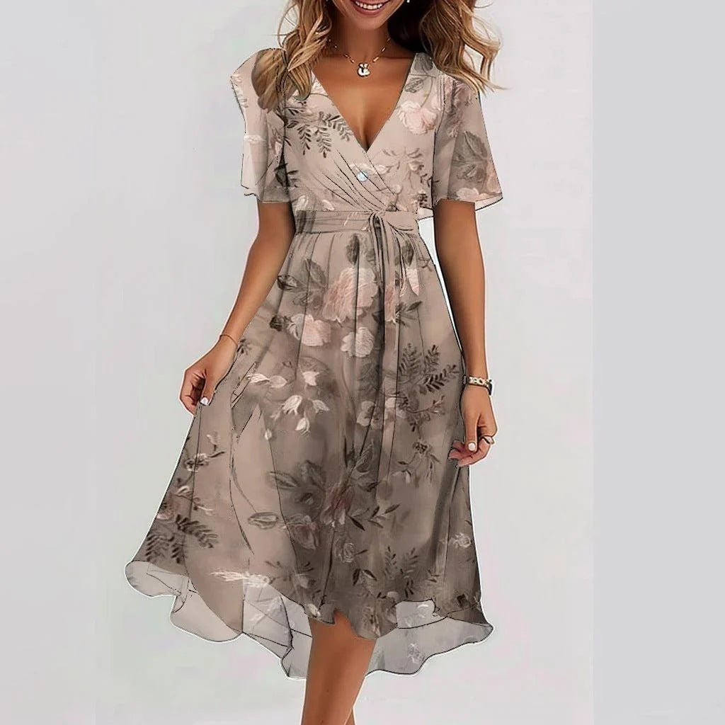 Bella – Elegant V-Neck Dress - Image 5