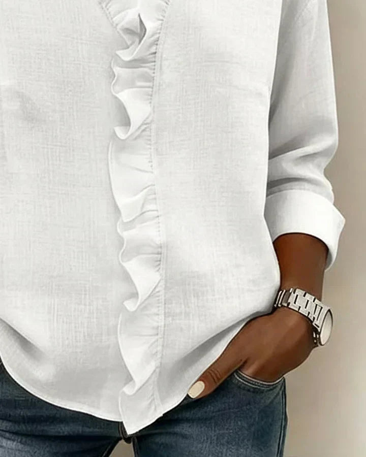 Yvonne – Lightweight V-Neck Blouse - Image 9