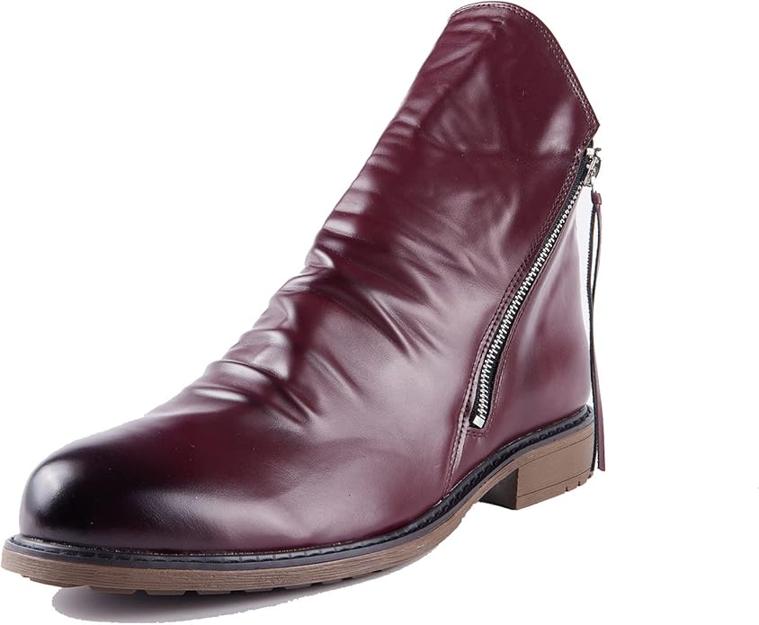 Men's Ankle Boots with a Zipper and a Soft Fit - J&B; - 3 - Elvaroza.com