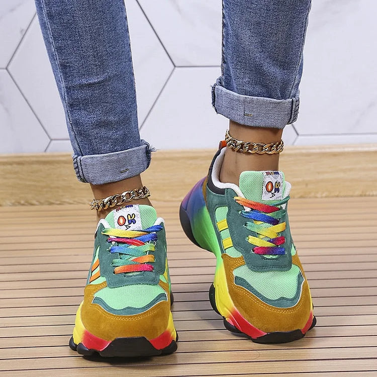 Maren – Trendy Rainbow Sneakers - Image 5
