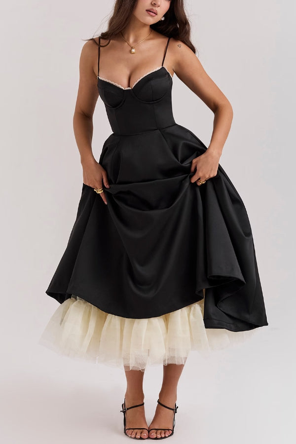 Marie – Strapless V-neck sleeveless Dress - Image 5