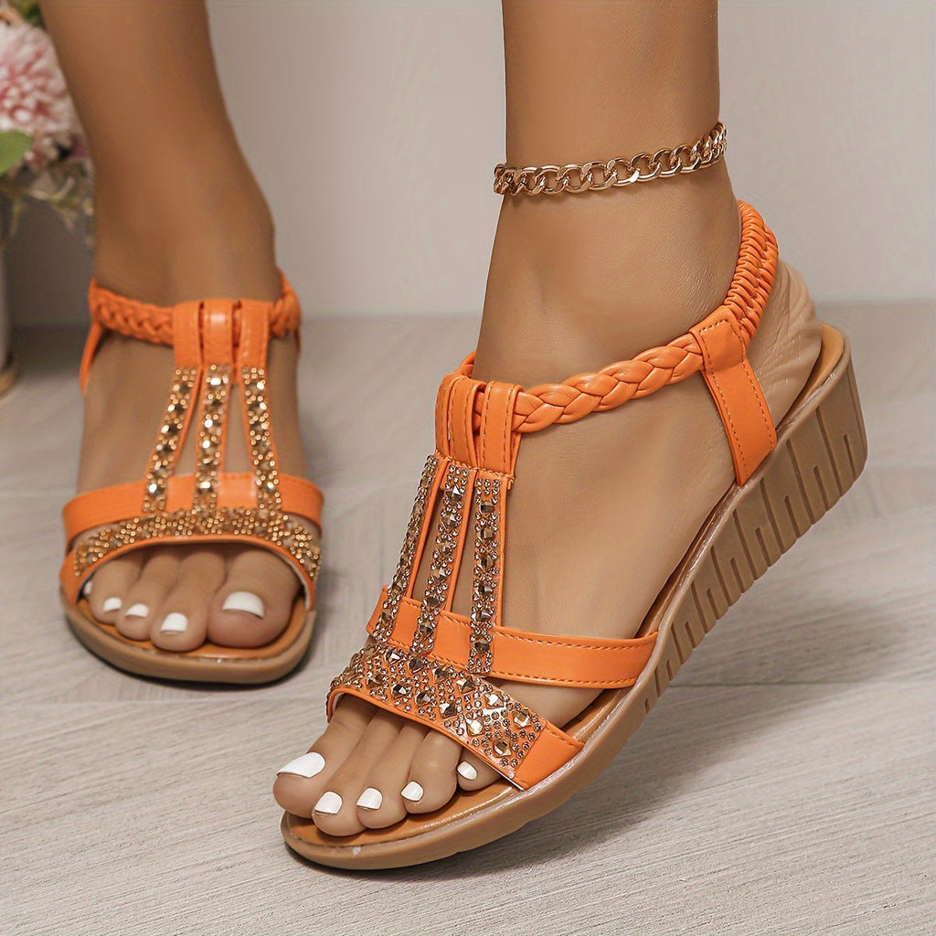 Lieselotte – Strap Wedge Summer Sandals - Image 13