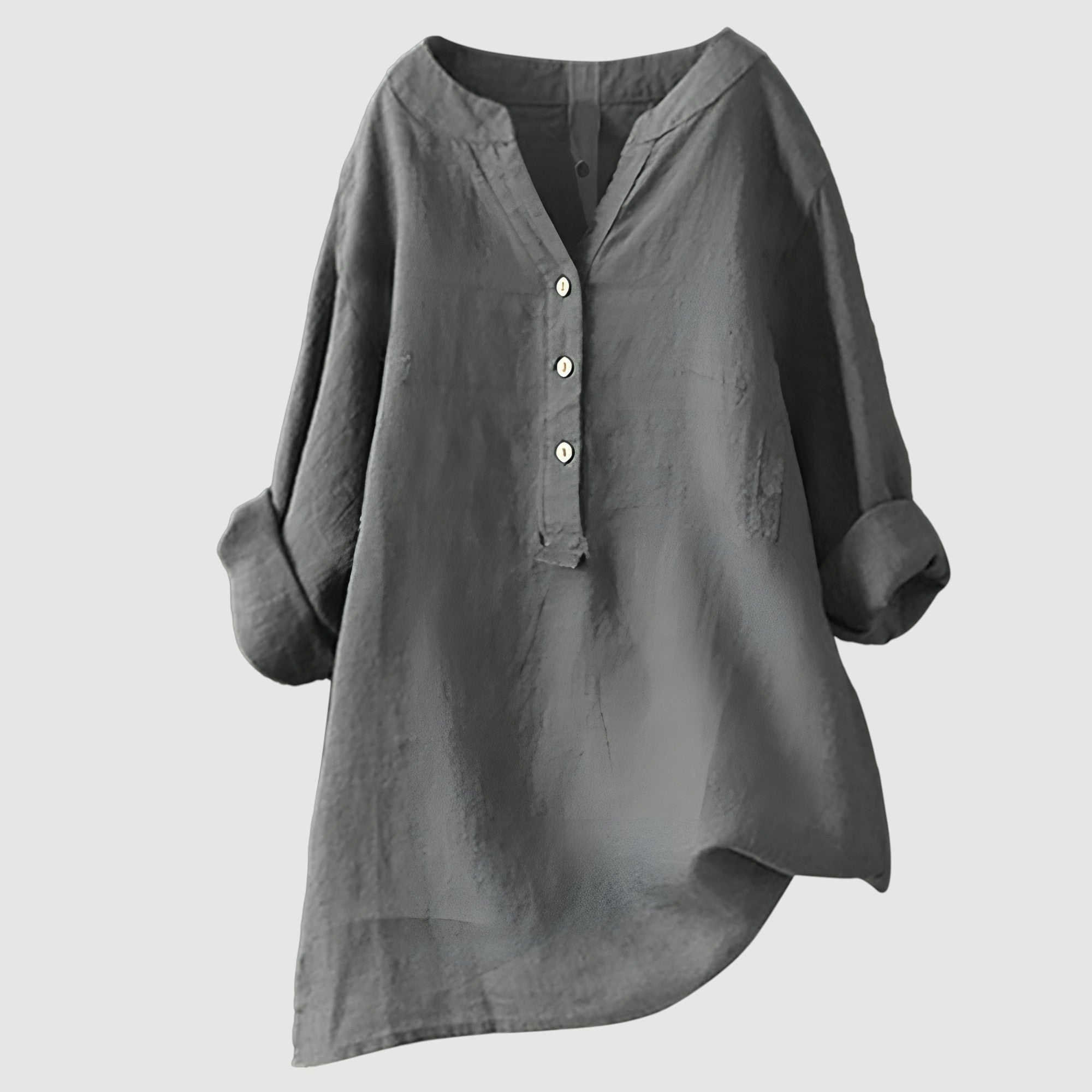Ingrid – Women Button Tunic Blouse - Image 6