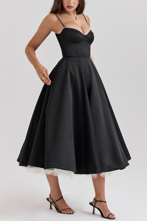 Marie – Strapless V-neck sleeveless Dress - Image 9