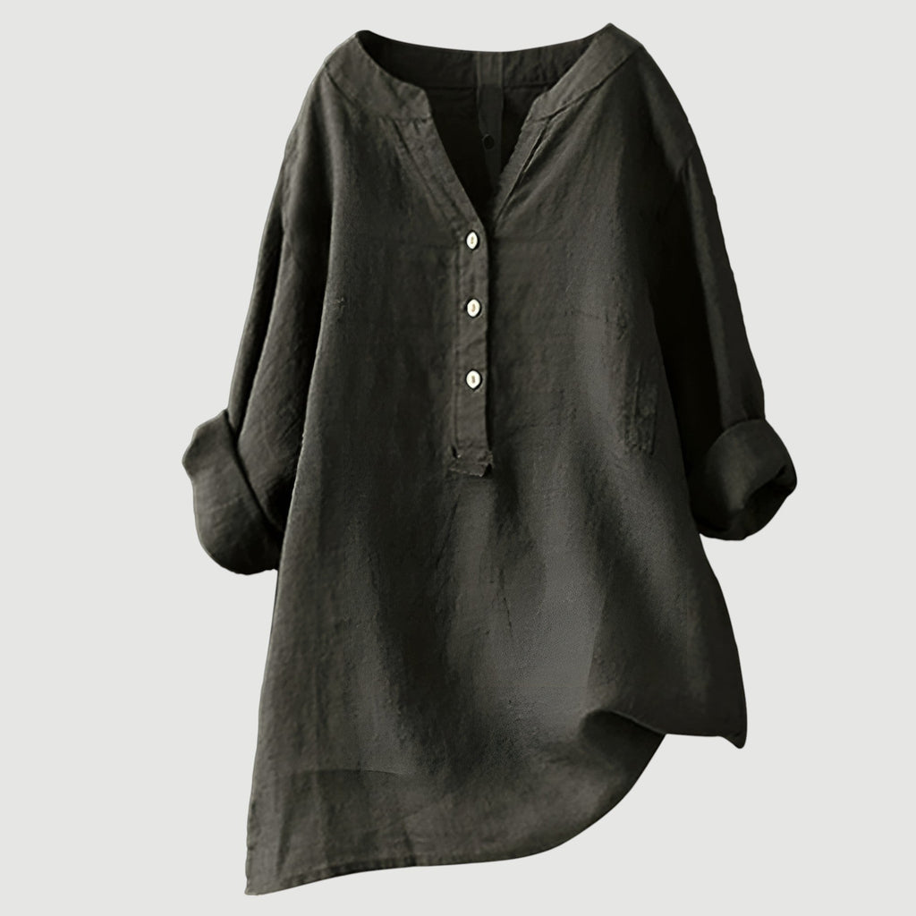 Ingrid – Women Button Tunic Blouse - Image 10