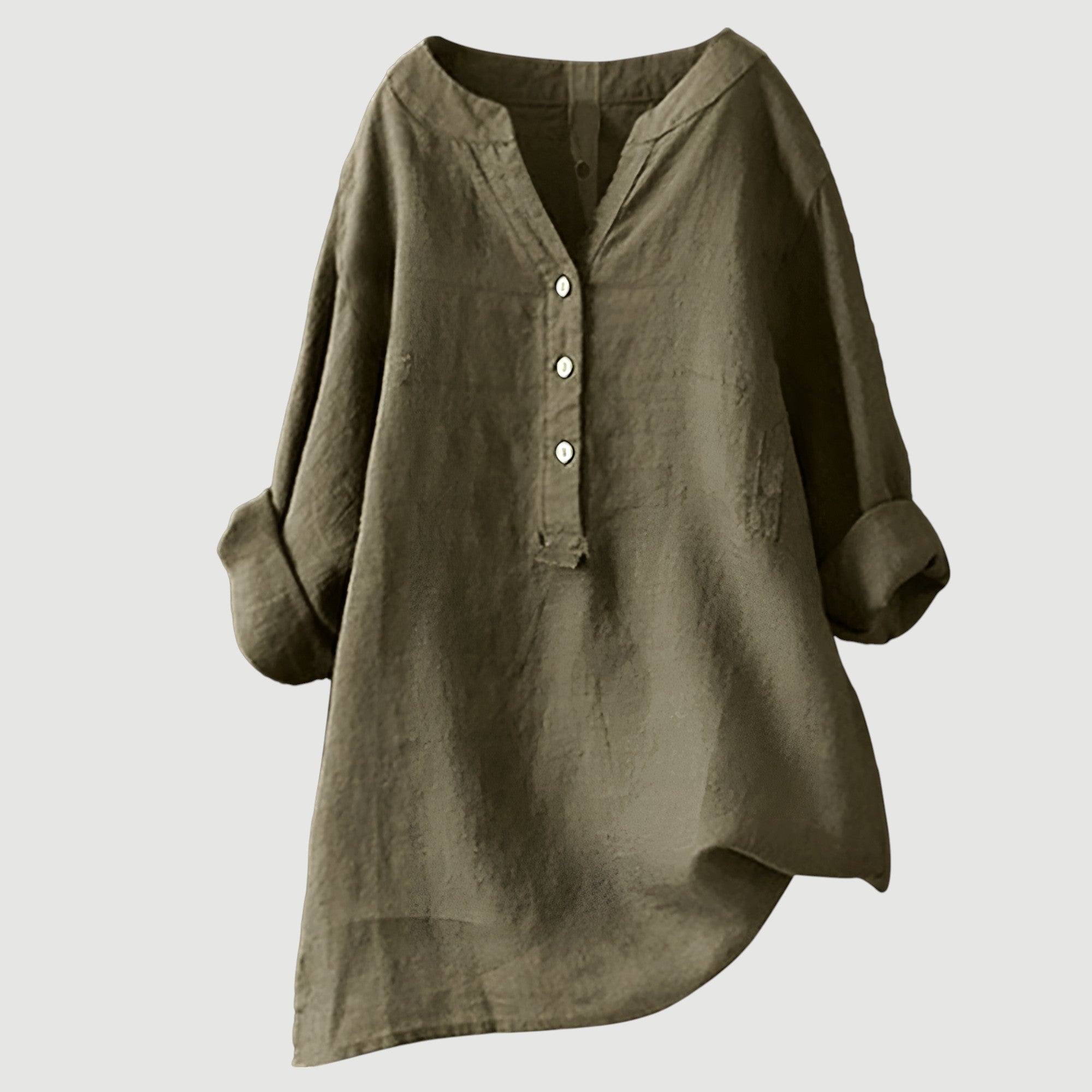 Ingrid – Women Button Tunic Blouse - Image 11
