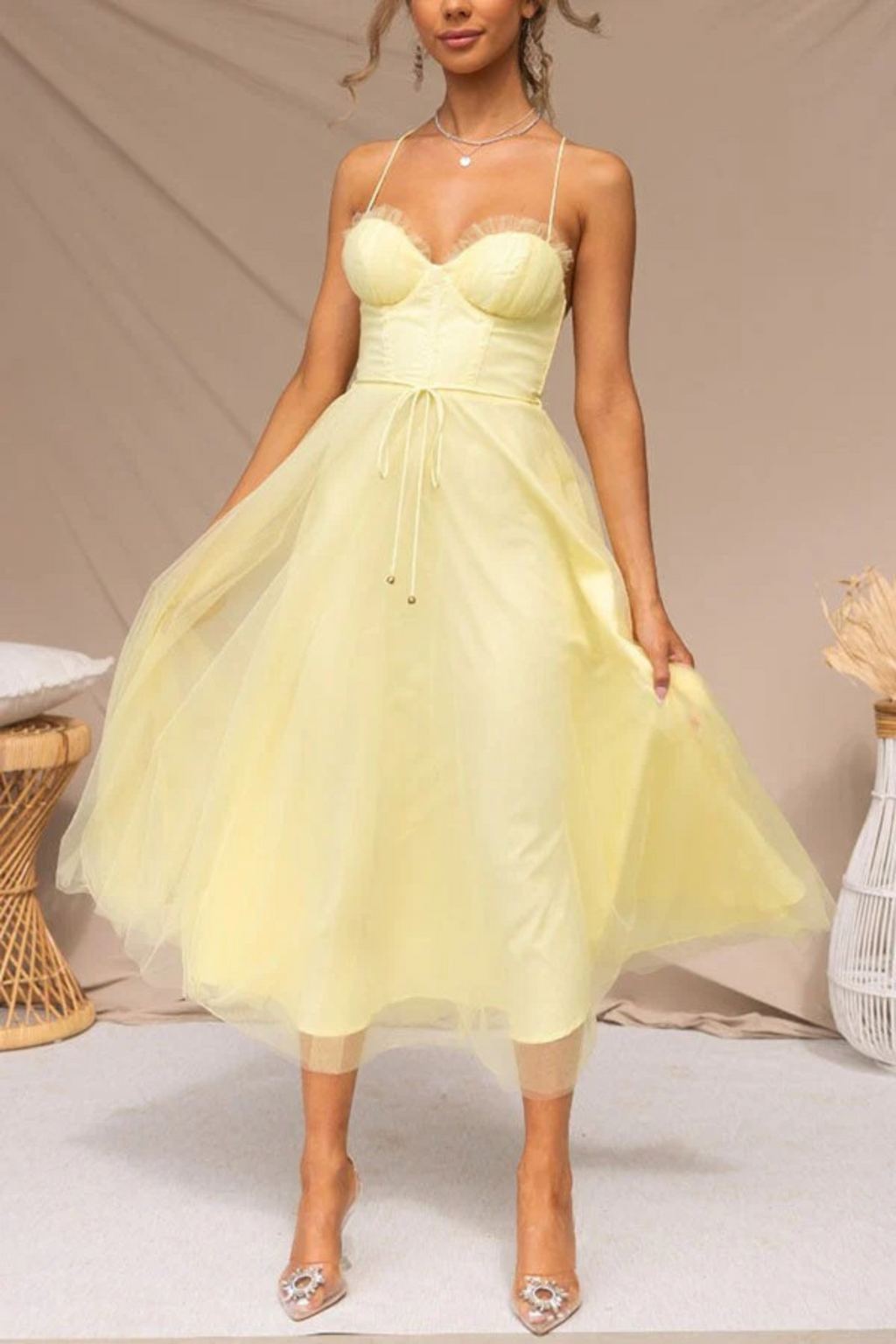 Franziska – Elegant Flowing Wedding Guests Dress - Image 5