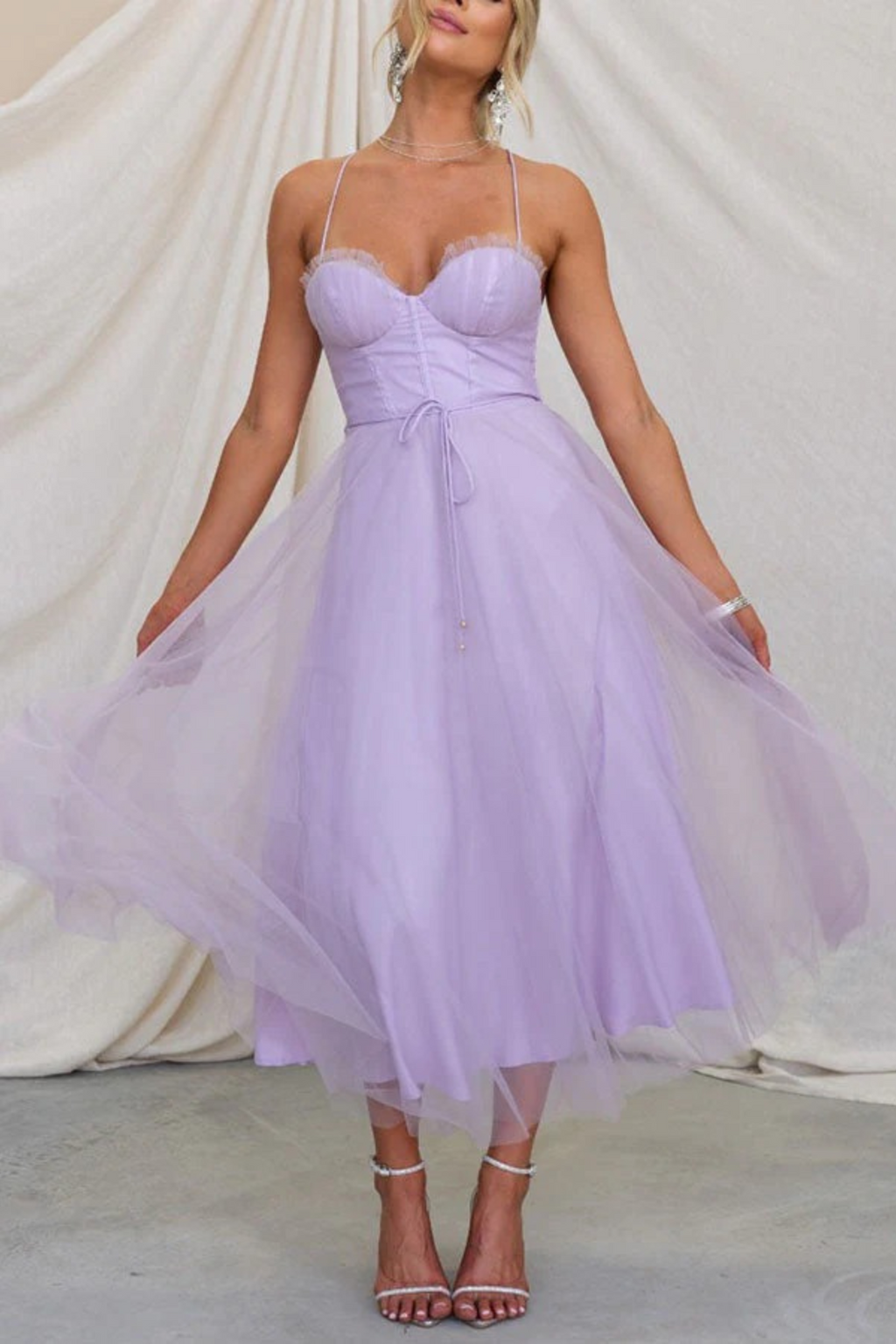 Franziska – Elegant Flowing Wedding Guests Dress - Image 4