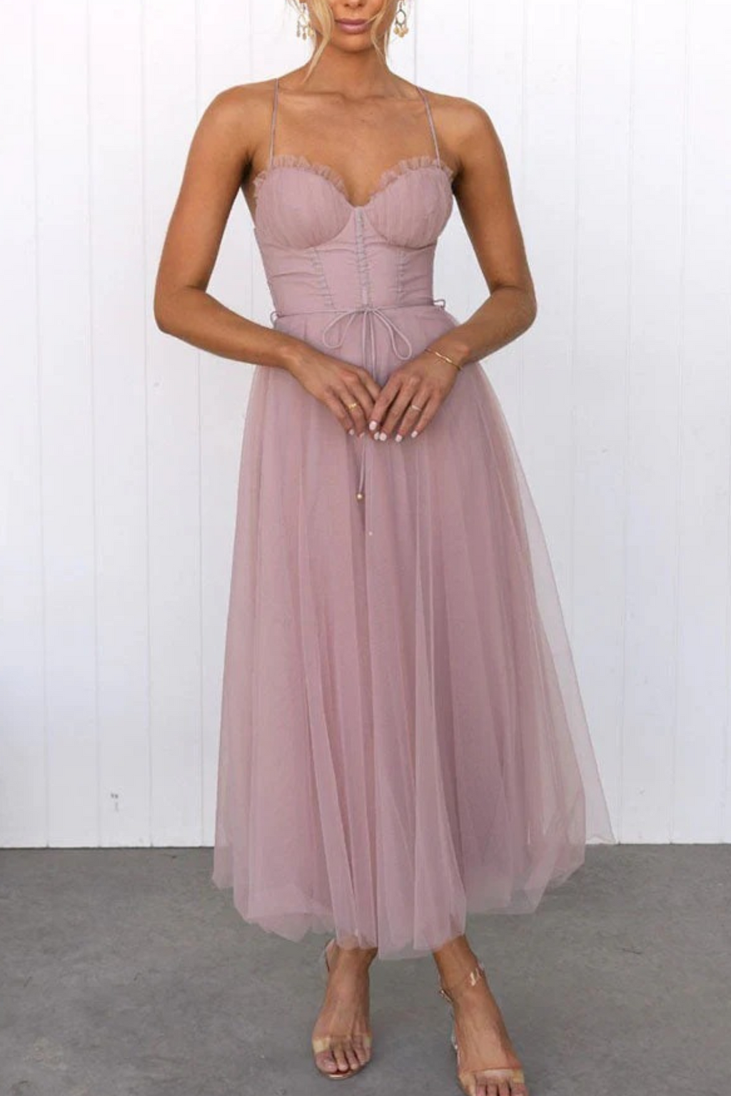 Franziska – Elegant Flowing Wedding Guests Dress - Image 3