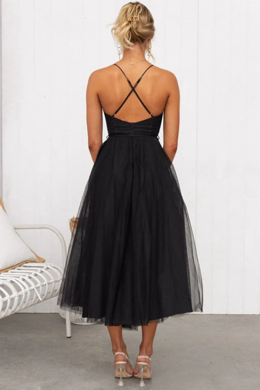 Franziska – Elegant Flowing Wedding Guests Dress - Image 10