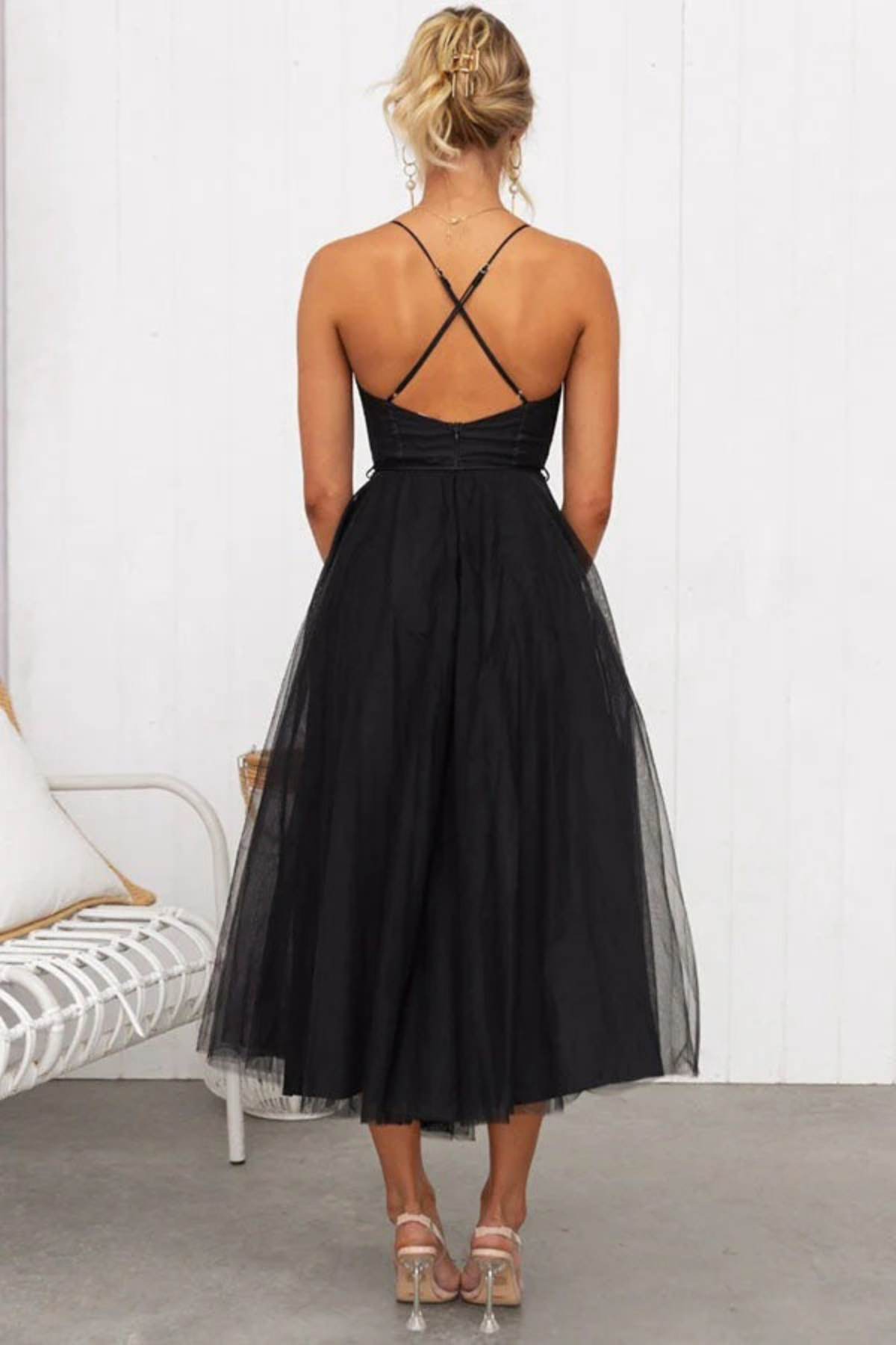 Franziska – Elegant Flowing Wedding Guests Dress - Image 10