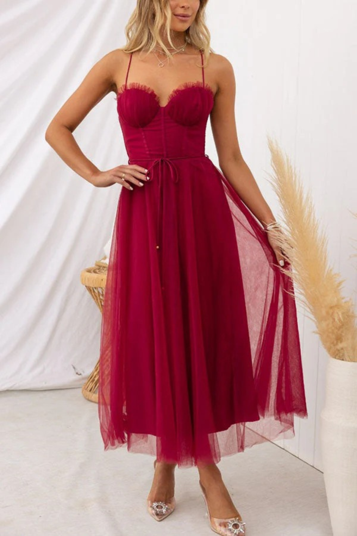 Franziska – Elegant Flowing Wedding Guests Dress - Image 8