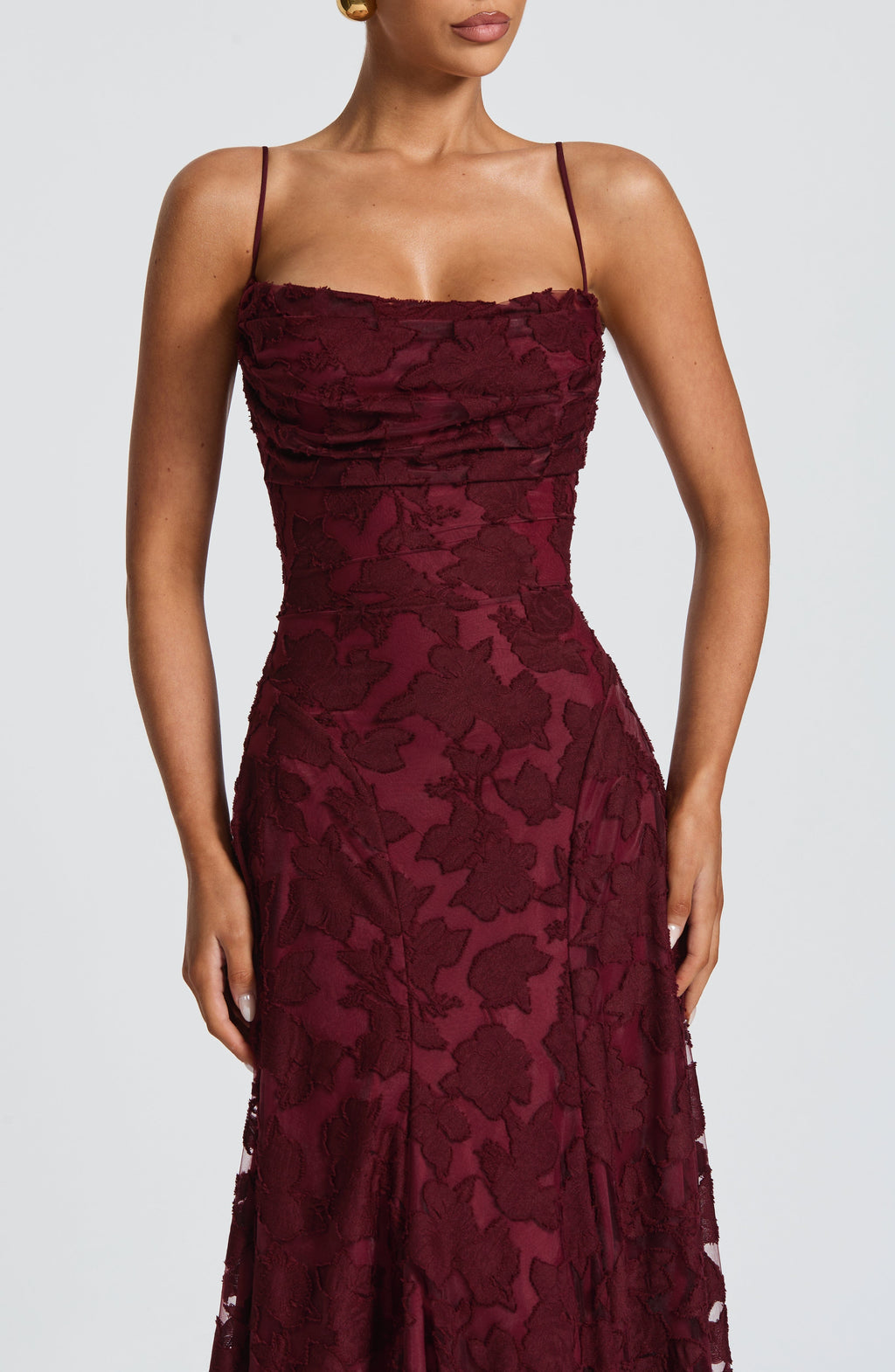 Maxi Dress Women's Elegant Floral Design with Flattering Silhouette - Image 18