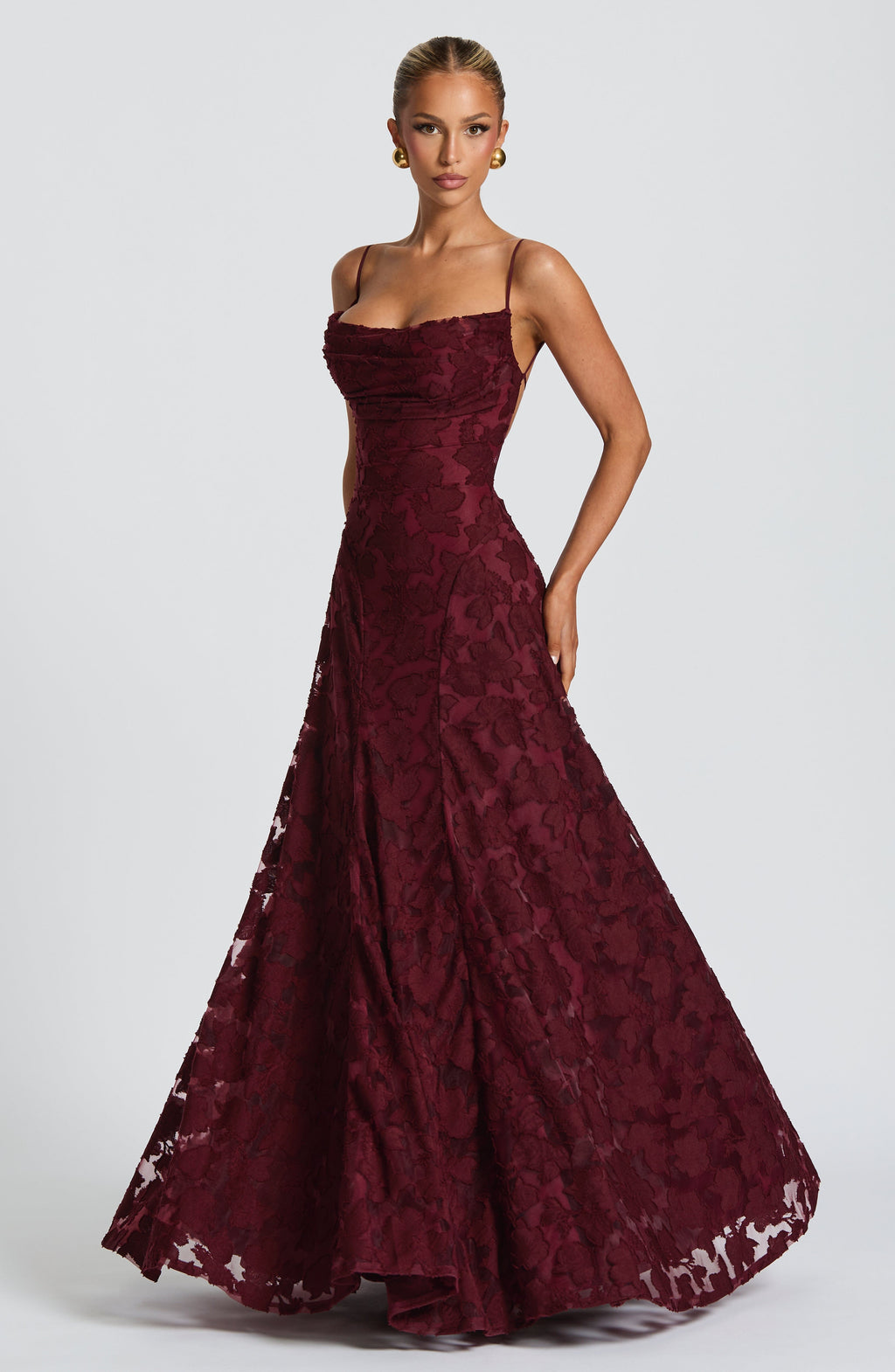 Maxi Dress Women's Elegant Floral Design with Flattering Silhouette - Image 20