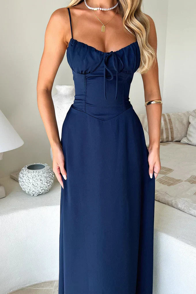 Maxi Dress Women's Elegant Fit with Sweetheart Neckline - Image 5